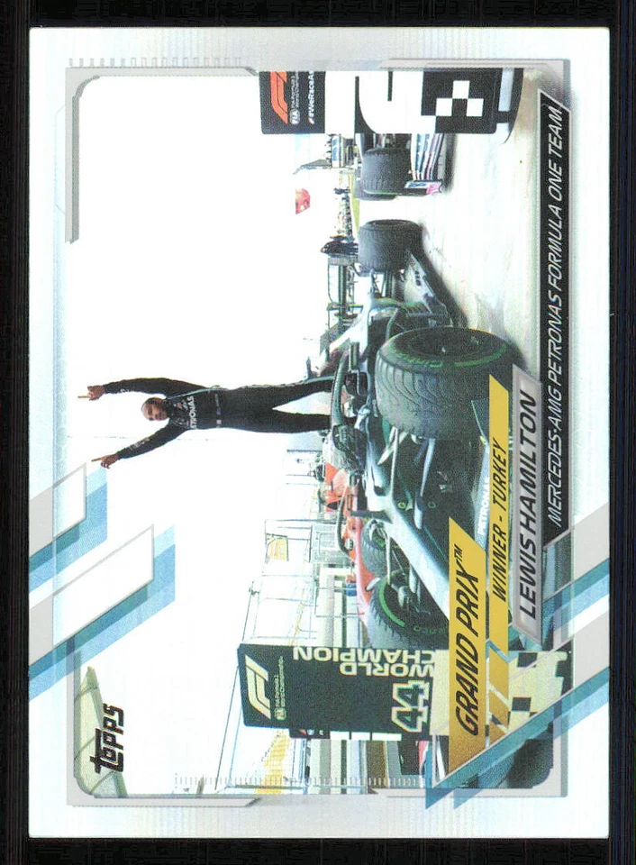 2021 Topps Formula 1 Sparkle Foil #151 Lewis Hamilton/Grand Prix Winner - Image 1 of 2