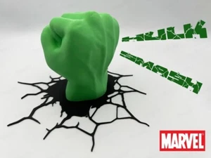 Marvel Avengers Hulk 3D Wall Fridge Decoration Bruce Banner 3DFX - Picture 1 of 6
