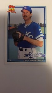 1991 TOPPS ANDY MCGAFFIGAN #671 NM