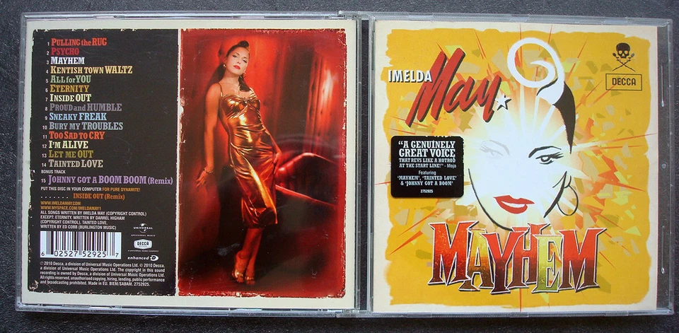 Imelda May – Mayhem (2010) enhanced CD w/ bonus track, Rockabilly - Bild 1 von 1