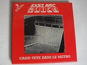 Ancien Jeu Ordinateur ALICE - Matra Hachette - CASSE-TETE DANS LE METRO -Ediciel - Afbeelding 1 van 8