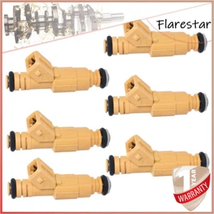 For Jeep Comanche Cherokee Grand Cherokee Wrangler 6pcs Upgrade Fuel Injectors - Picture 1 of 9