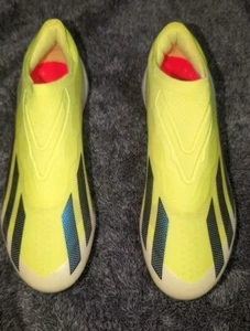 ADIDAS X CRAZYFAST ELITE L FG YELLOW SOCCER CLEATS SIZE 4  MEN/5 WOMEN IG0612 - Picture 1 of 8