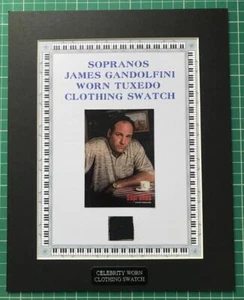 JAMES GANDOLFINI (SOPRANOS) PERSONALLY OWNED & WORN TUXEDO CLOTHING SWATCH - Bild 1 von 1