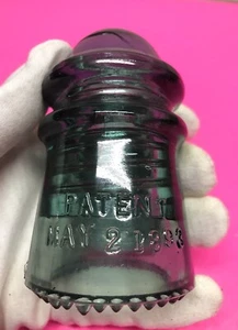 Isolatore Hemingray n.9 Pat 2 maggio 1893 - Foto 1 di 7