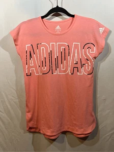 Adidas Youth Pull Over T-Shirt Peach in Color Size XL - Picture 1 of 5