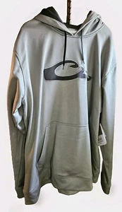 Drake Waterfowl Systems Men's MST Performance Hoodie Gray/Black Size XL NWT - Picture 1 of 4