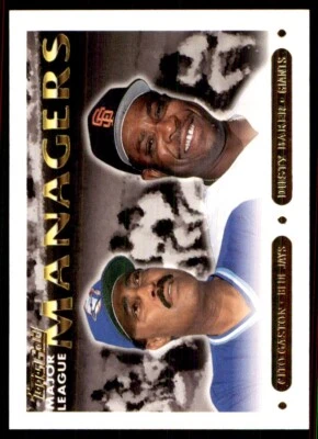 1993 Topps Gold Cito Gaston/Dusty Baker Toronto Blue Jays/San Francisco Giants - Image 1 of 2