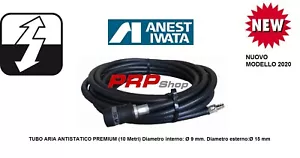 TUBO ARIA ANTISTATICO PREMIUM VERNICIATURA (10 Metri) INTER .Ø 9 mm EST. Ø 15 mm - Imagen 1 de 6