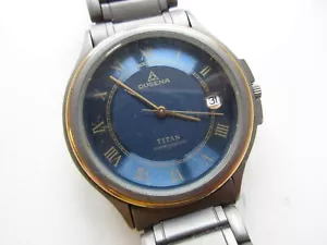 Dugena all titanium Swiss 1990's watch - ETA cal. 955.114 movement - running - Picture 1 of 5
