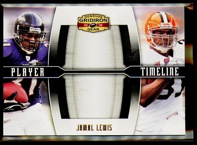 2008 Donruss Gridiron Gear Player Timeline Football Card #15 Jamal Lewis 70/500! - Image 1 of 2