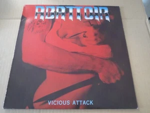 ABATTOIR -VICIOUS ATTACK- HARD TO FIND 1ST PRESS LP VINYL EXODUS SLAYER EX/NM - Picture 1 of 4