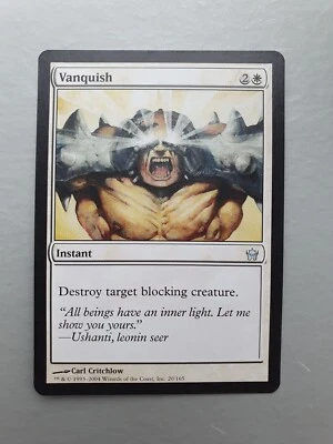 Vanquish , MTG Fifth Dawn (2004). Uncommon White Instant NM - Image 1 of 2