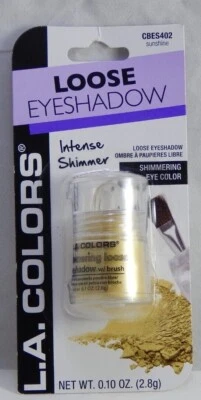 LA Colors Shimmering Loose Eyeshadow with Brush - Choose Color - Image 1 of 4