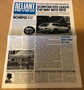 Reliant Review Newspaper Inc. Bond News Brochure October 1974 - No. 67 - Picture 1 of 3