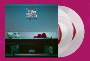 Eminem "Death of Slim Shady" Coup de Grace Blood Stain Clear Vinyl LP Album Rare - Picture 1 of 3