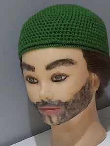 Männer Mütze,Namaz Takke, Kufi, islamische Gebetsmütze,Handgefertigt,Beanie Cap - Bild 1 von 5