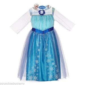 Disney Frozen Elsa Dress Costume Princess Fancy 4-6X New - Picture 1 of 2