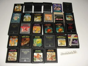 Atari 2600 28 Cartridge Game Lot UNTESTED Defender Pigs In Space Donkey Kong Pac - Picture 1 of 7