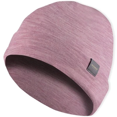 Unisex Lana Merino Puño Gorro Invierno Sombrero para Hombres y Mujeres Rosa Brezo Foto 1 de 4