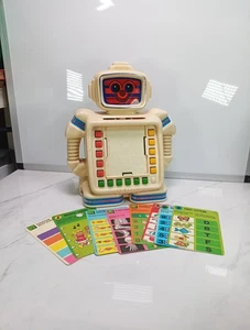 Vintage 80s Playskool Alphie II Educational Robot w/ 8 Cards - TESTED WORKS - Picture 1 of 9