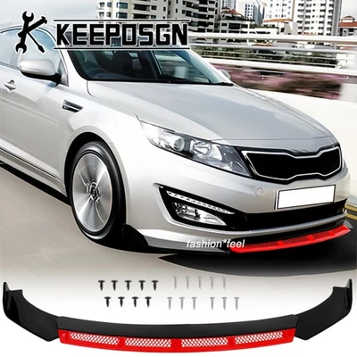 Kit de carrocería de alerón divisor labial parachoques delantero KDM para Kia Optima K5 LE EX SX Foto 1 de 4