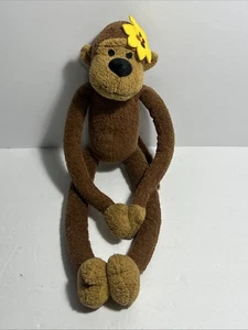 Bath & Body Works Brown 16” Monkey Stuffed Animal Plush W/Velc Hands - Rare HTF - Picture 1 of 9