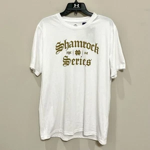 Notre Dame Fighting Irish 2024 Shamrock Series White T-Shirt Sz 2X New Tee - Picture 1 of 3