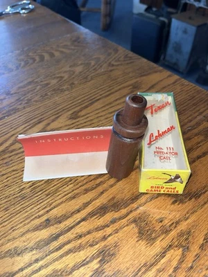 Vintage Texan Lohman No. 111 Predator Call W/ Box Paperwork - Image 1 of 4