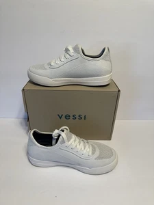 Vessi Weekend Classic Marble White Quality Sneaker W07 Pre-Owned - Picture 1 of 10
