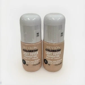 Base Revlon Colorstay Light Cover #110 Marfil FPS 30 JUEGO de 2 | Nueva - Imagen 1 de 3
