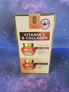 Skin Ceremony Vitamin C & Collagen Nourishing Day & Night 1.69 oz Each - Bild 1 von 4