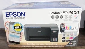 Epson ET-2400 EcoTank Wireless Color All-In-One Printer-Black 4500/7500 Pages - Picture 1 of 12