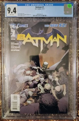 Batman #1 (2011 1st Print, The Court of Owls Part 1 & Various 1st App) ✨CGC 9.4✨ - Image 1 of 4