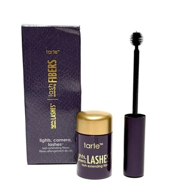 TARTE Light Camera Lashes LASH EXTENDING FIBERS & BRUSH .02 Oz NEW wBOX FREESHIP - Image 1 of 3