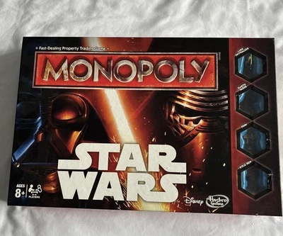 Star Wars Monopoly Game (Hasbro, Parker Bros, Board Game, Opened But Not Used) - Image 1 of 4