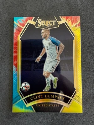 2016-17 Panini Select - Field Level Clint Dempsey #213 Tie-Dye Prizm /30 - Image 1 of 2