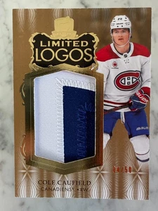 2023-24 The Cup Limited Logos Cole Caufield /50 Canadians - Picture 1 of 3