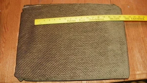 Green Gold Tweed Print  Chenille Upholstery Fabric 1 Yard  R502 - Picture 1 of 1