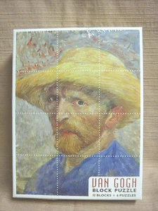 Nuovo VAN GOGH BLOCK PUZZLE - 12 Bocks = 6 Puzzle - Foto 1 di 9