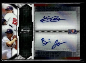 2011 Bowman Sterling Dual Autographs Kevin Gausman/Brian Johnson Auto 006/299 - Picture 1 of 2