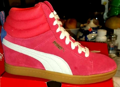 PUMA PC WEDGE BASIC SPO WOMEN'S SIZE US 7.0 GERANIUM ( 358452 - 02 ) - Image 1 of 4