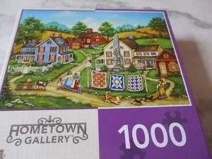 1,000 Piece Bonnie White Art Puzzle "Kitten's Escape" 26.75" x 19.75" - Picture 1 of 5