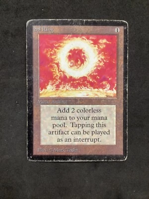 Magic the Gathering - Sol Ring - Beta - HP - 1993 - Image 1 of 2