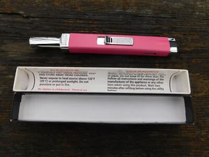 6.5" New Zippo Mini MPL Butane Cigarette Cigar Pipe Candle Lighter **RARE Pink** - Picture 1 of 5