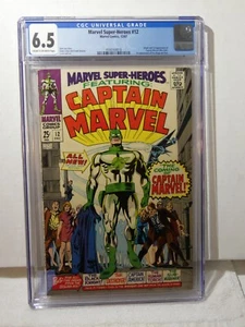 Marvel Super Heroes #12 Marvel 1967 CGC 6.5 1st Appearance Carol Danvers - Picture 1 of 2