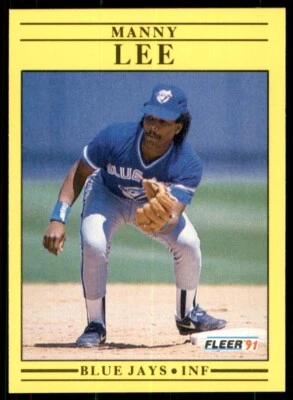 1991 Fleer #179 Manny Lee - Image 1 of 2