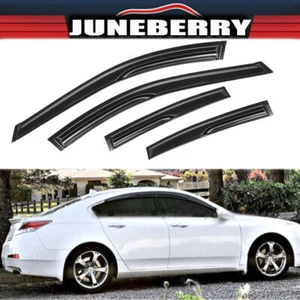 Apto para Acura TL 2004-2008 deflector de ventana ventilación visera escudo anticlimático protector contra la lluvia - Imagen 1 de 11