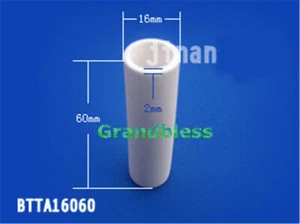 10pcs 16*60mm Aluminum Oxide Ceramic Crucible Tube Cuvette BTTA-16060 - Afbeelding 1 van 1