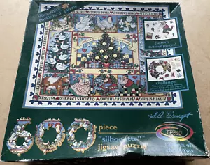 Ceaco Corkboard Silhouette Puzzle 12 Days Of Christmas 600 Pcs 1 Pc Missing - Picture 1 of 16